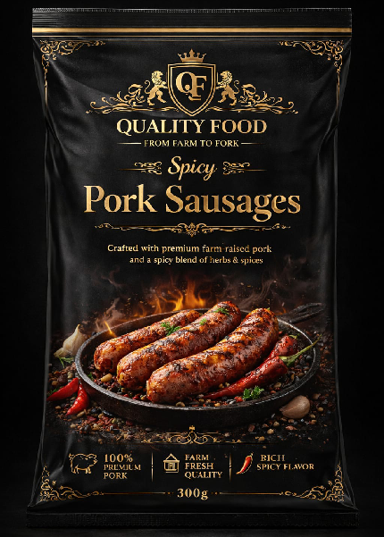 Spicy Pork Sausages (300g)