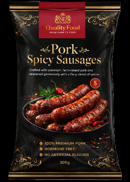 Spicy Pork Sausages (300g)