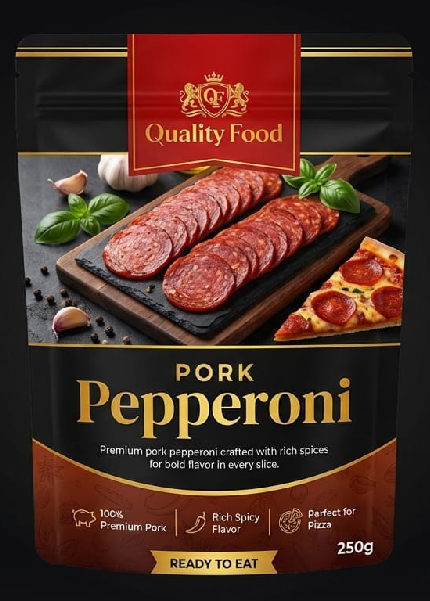 Pork Pepperoni Slices (250g)