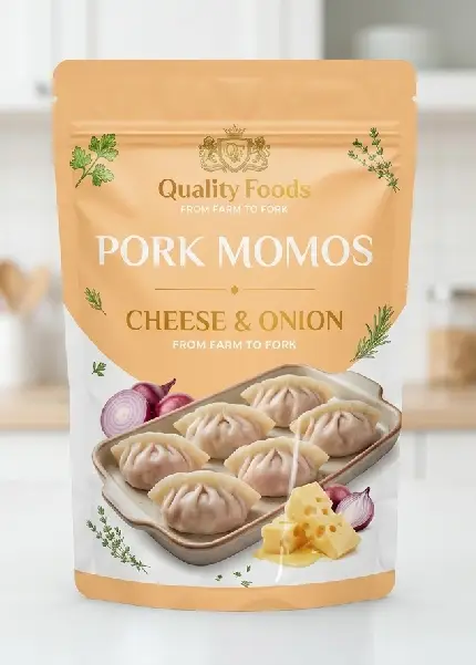 Cheese & Onion Pork Momos (500g)
