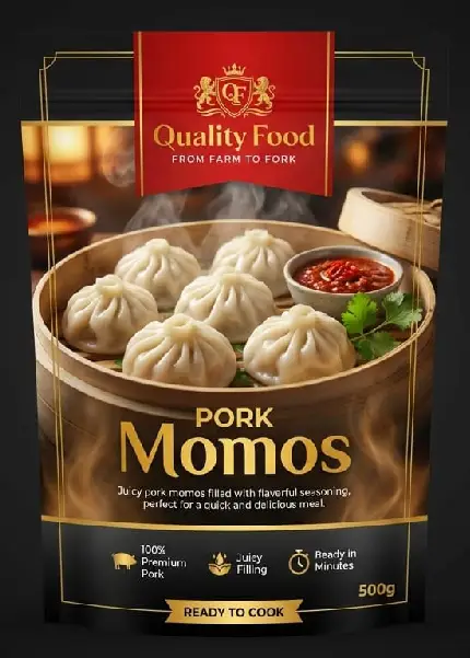 Juicy Pork Momos (500g)