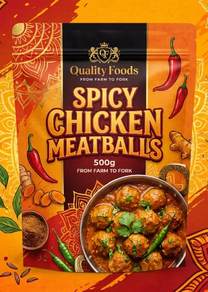 Spicy Chicken Meatballs