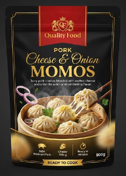 Cheese & Onion Pork Momos (500g)