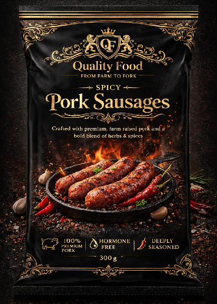 Spicy Pork Sausages (300g)