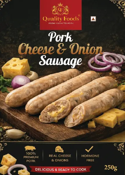 Pork Cheese & Onion Sausage